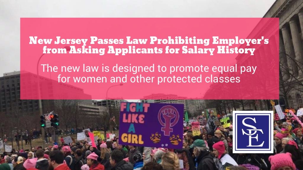New Jersey Passes Law Prohibiting Employers From Requiring Salary Disclosures of Job Applicants